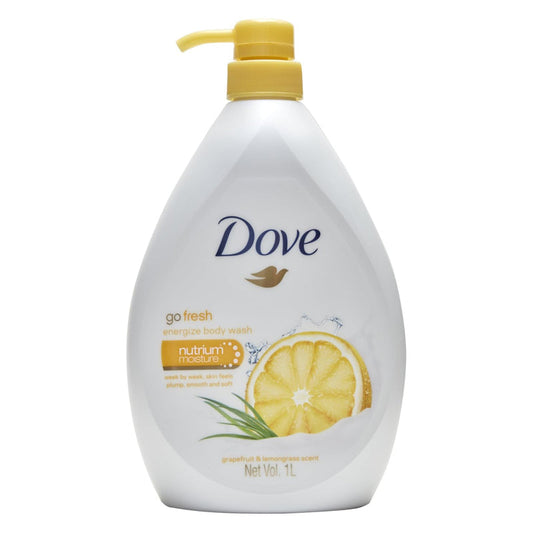 1L Dove Body Wash 33.8oz Renew -Raspberry & Lime Scent 12/cs