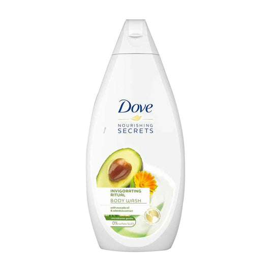 Dove Body Wash 500ml-Invigorating Ritual W/Avocado Oil 12/cs
