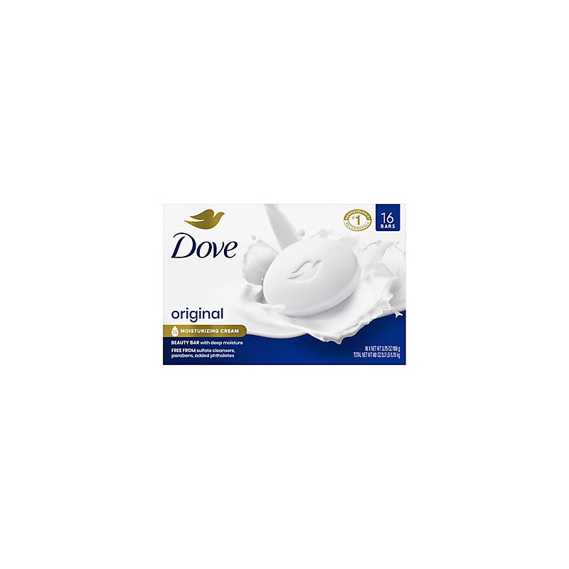 Dove Bar Soap 16ct (3.75oz) Original -White 1/PK