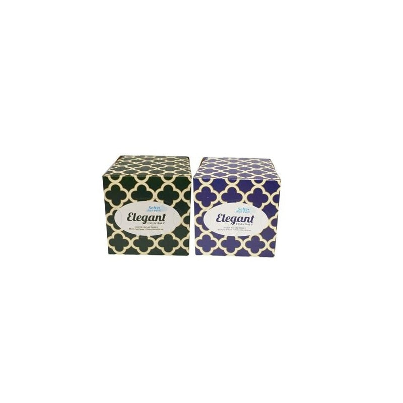 Elegant Cube Facial Tissues 80ct-2ply; 36/cs