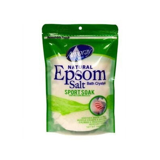 Amoray Epson Salt Bag 16oz-Foot Soak 12/cs