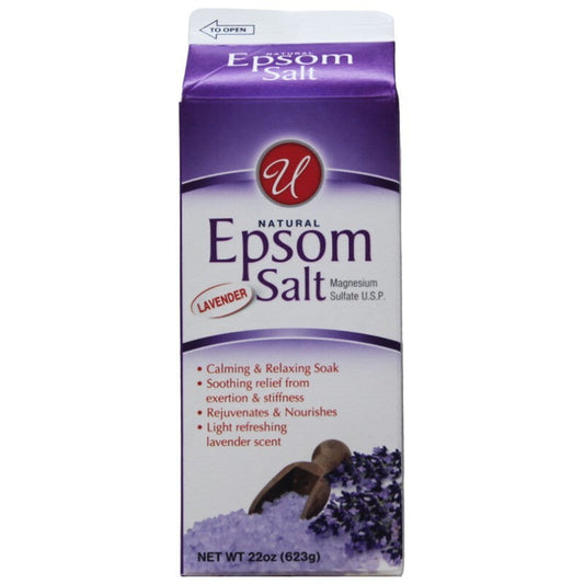 U Epsom Salt 22oz-Lavender 12/cs