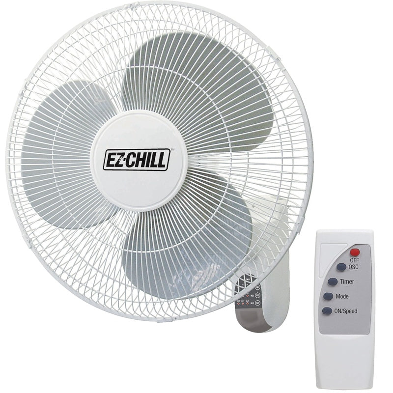 EZ Chill 16' (40cm) Wall Fan With Remote 1/cs