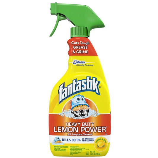 Fantastik Scrubbing Bubbles 32oz-Lemon Power 8/cs