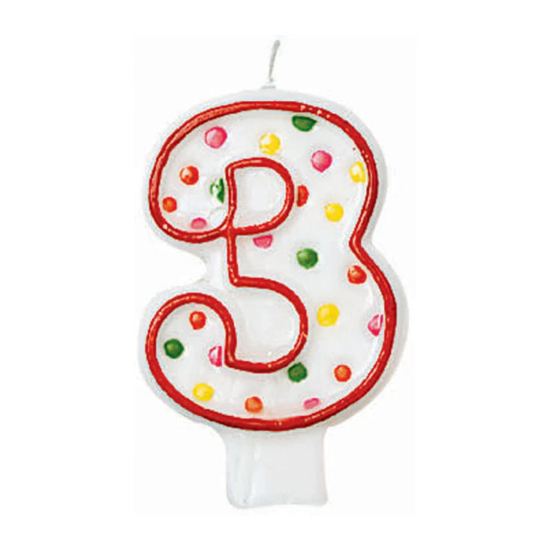 Birthday Candle #3 12/pk