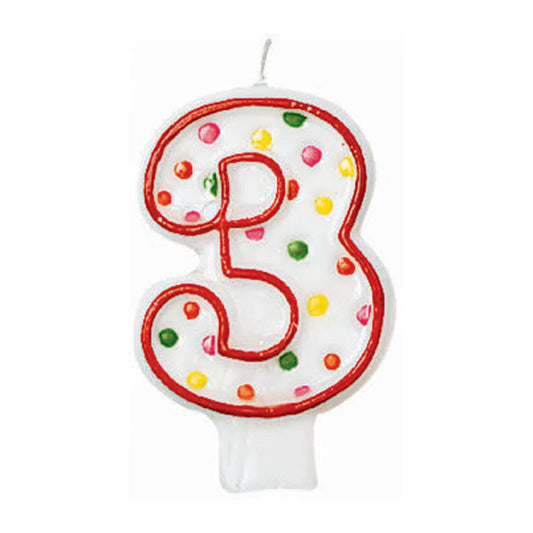 Birthday Candle #3 12/pk