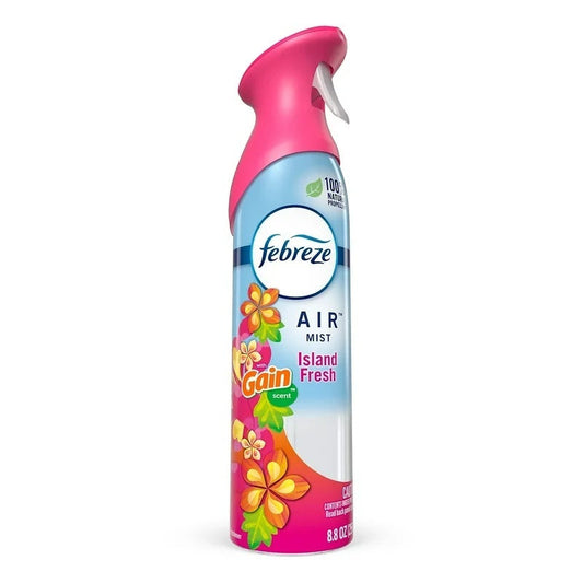 Febreze Air Freshener 300ml (8.8oz) -Gain Island Fresh 6/cs