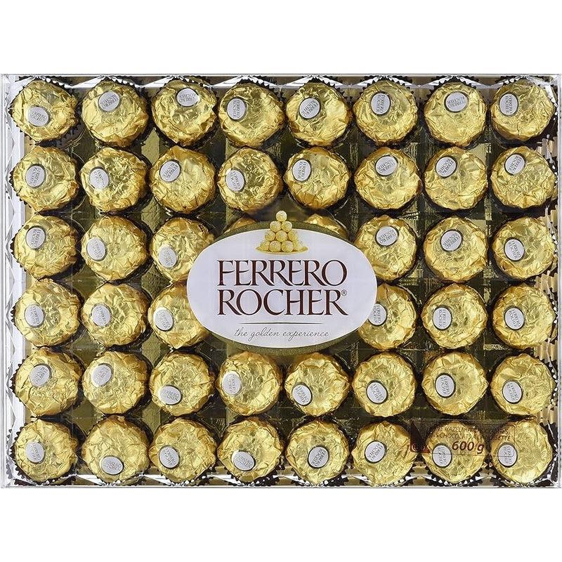 Ferrero Rocher 48ct -Hazelnut Chocolates 1/Box