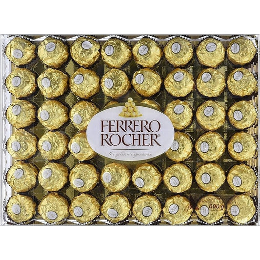 Ferrero Rocher 48ct -Hazelnut Chocolates 1/Box