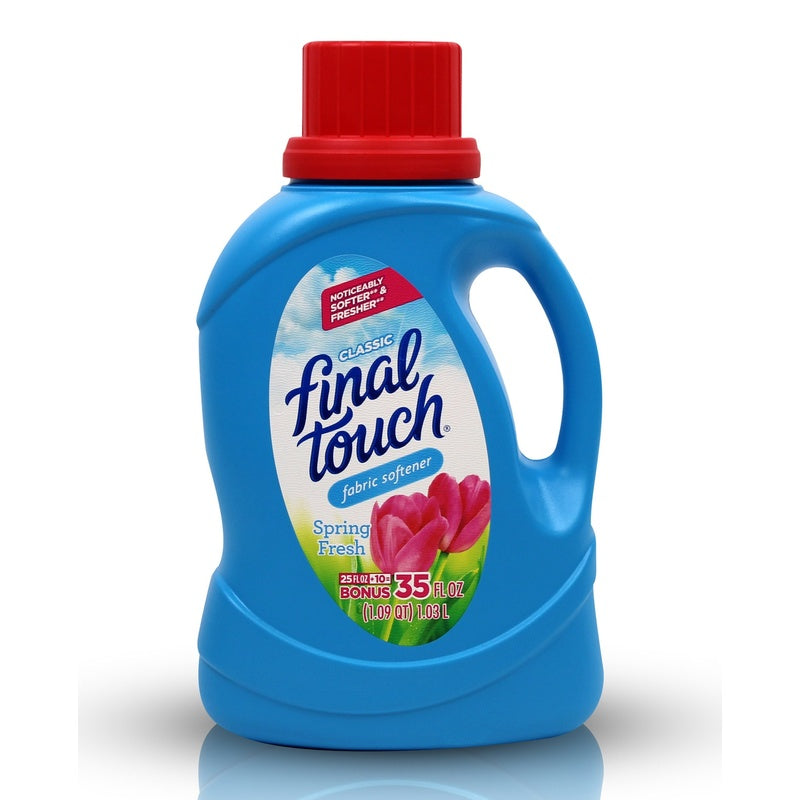 Final Touch Fabric Softener Liquid 35oz-Spring Fresh 9/cs
