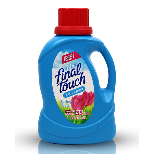 Final Touch Fabric Softener Liquid 35oz-Spring Fresh 9/cs