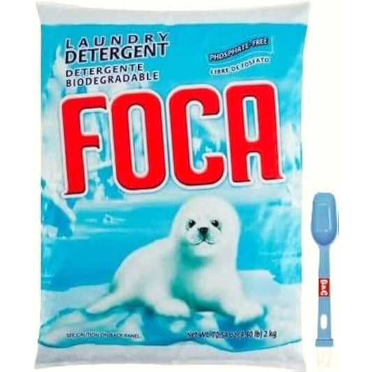 Foca Detergent Powder 2kg (4.4Lb); 10/cs
