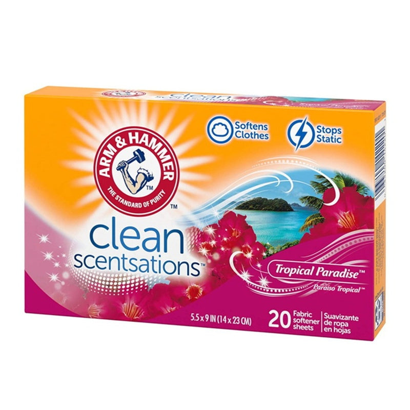 Fabric Soft. Sheets 20ct-Topical Paradise 12/cs