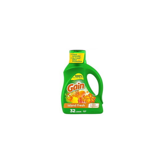 Gain Detergent 46oz-Island Fresh 6/cs