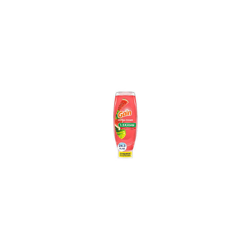 GAIN Ultra Dish Liquid 24.3oz EZ Squeeze -Original 8/cs