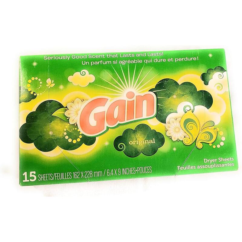 Gain Dry Sheet 15ct-Original 15/cs