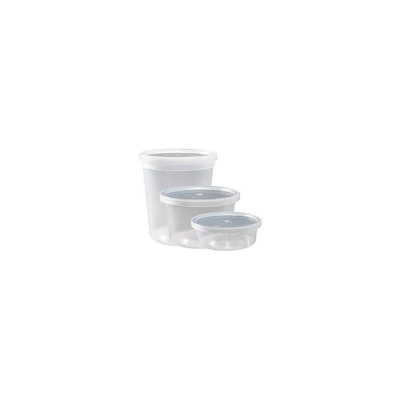 HS 16oz 818W Combo Pack Food Containers- Round 150/cs