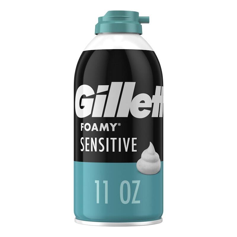 Gillette Shave Foamy 11oz-Sensitive Skin 12/cs