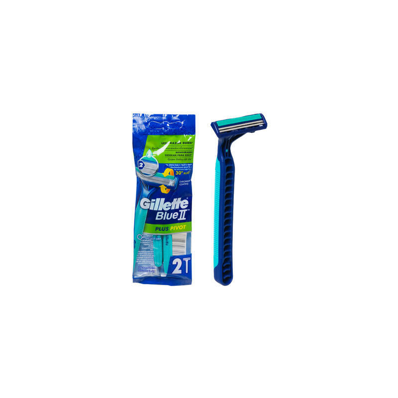 Gillette Razor 2ct Blue II Plus 12 /cs
