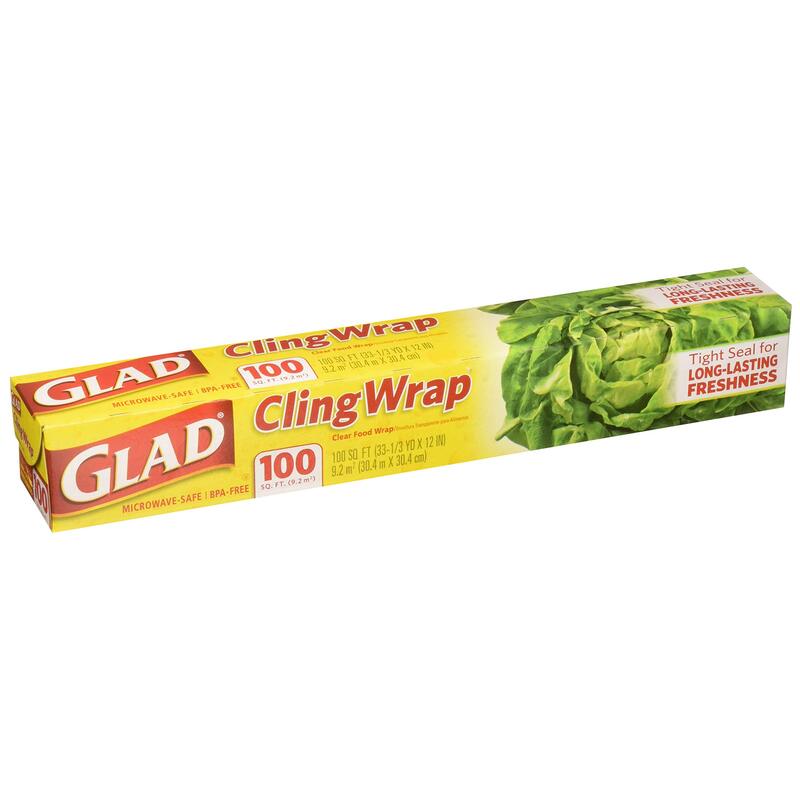 Glad Cling Wrap 100ft; 16/cs