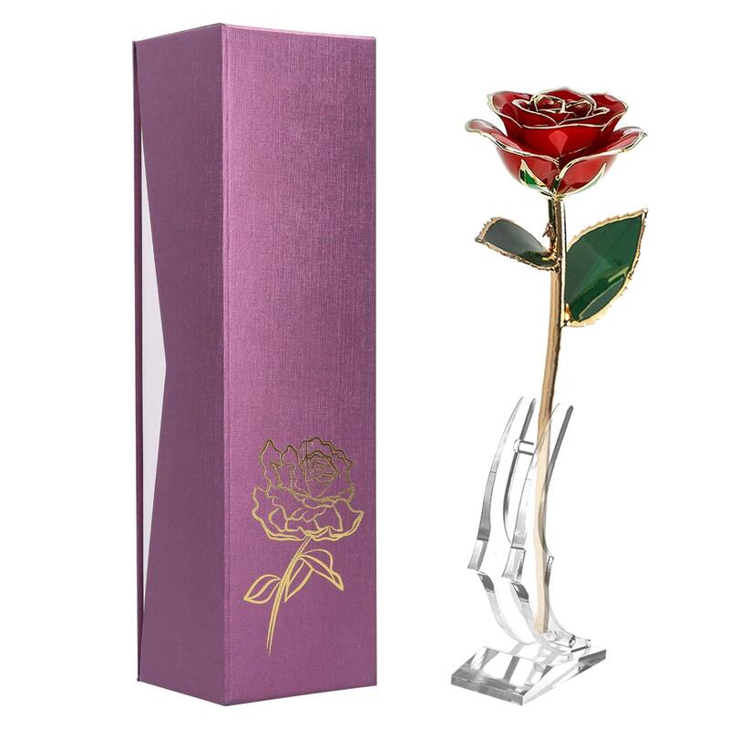 Glass Rose 24/pk