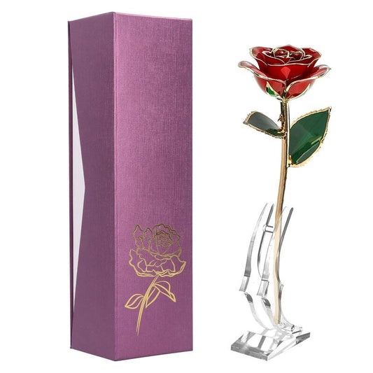 Glass Rose 24/pk