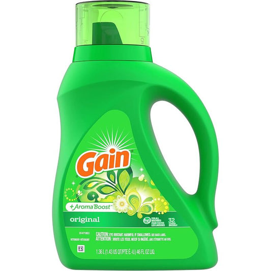 Gain Detergent 46oz HE-Original 6/cs