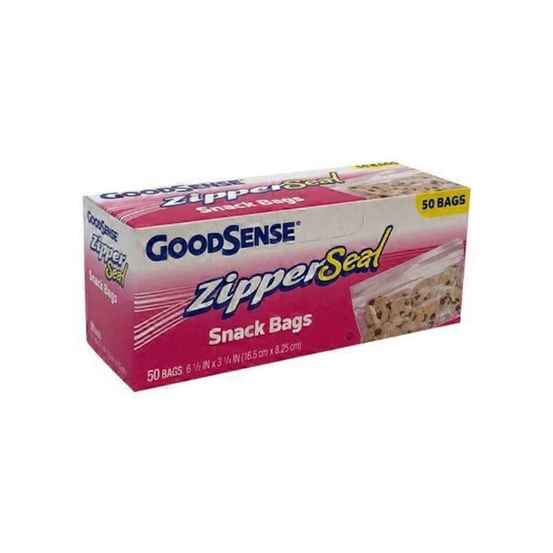 Goodsense Zipper Snack 50ct; 40/cs