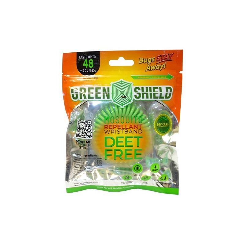 Green Shield Mosquite Replellent Wrist Band 36/cs