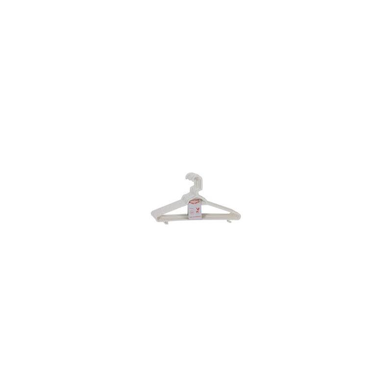 Home Style Plastic Hanger 6ct-White 36/cs