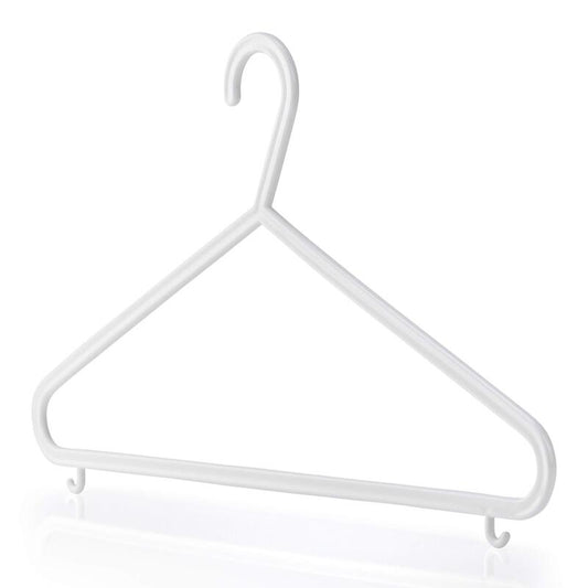 Home Style Heavy Duty Plastic Hanger 3ct-White 36/cs