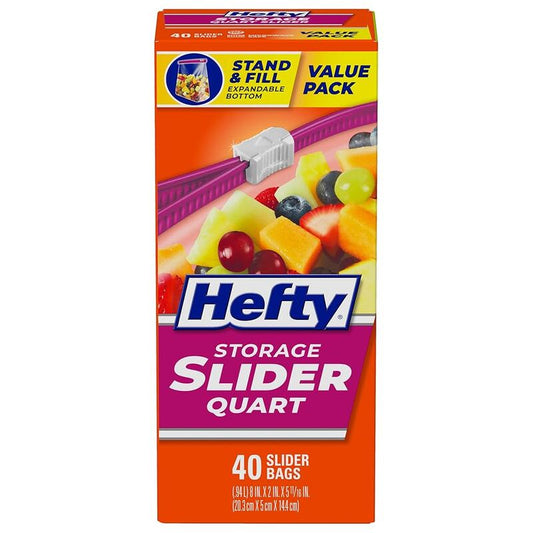 Hefty Slider Quater Size 22ct Storage 9/cs
