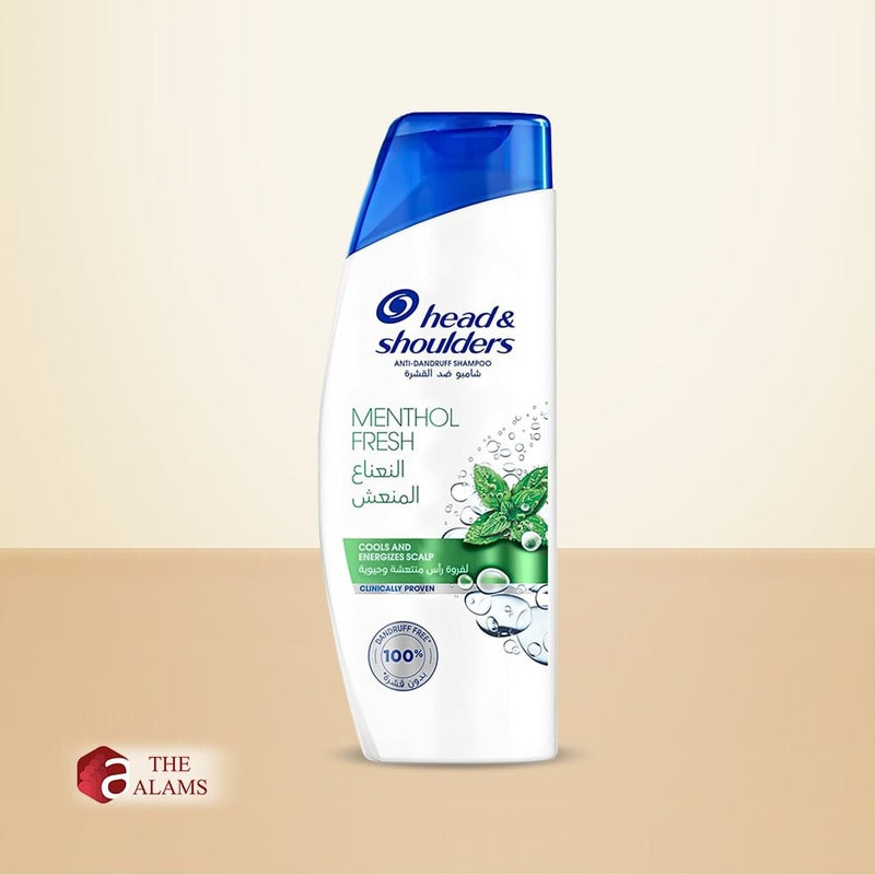 H&S Shampoo 400ml -2in1 -Menthos Refreshing 6/cs