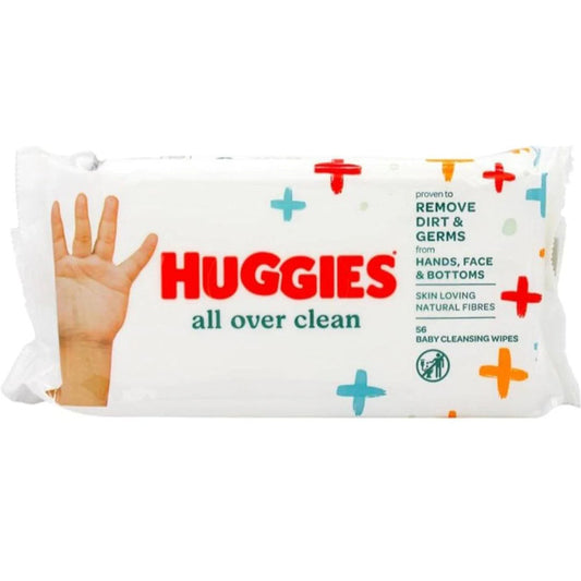 Huggies Refill Wipes 56ct- All Over Clean 10/cs