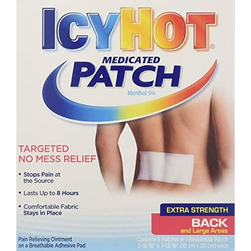 Icy Hot Patch; 12/cs