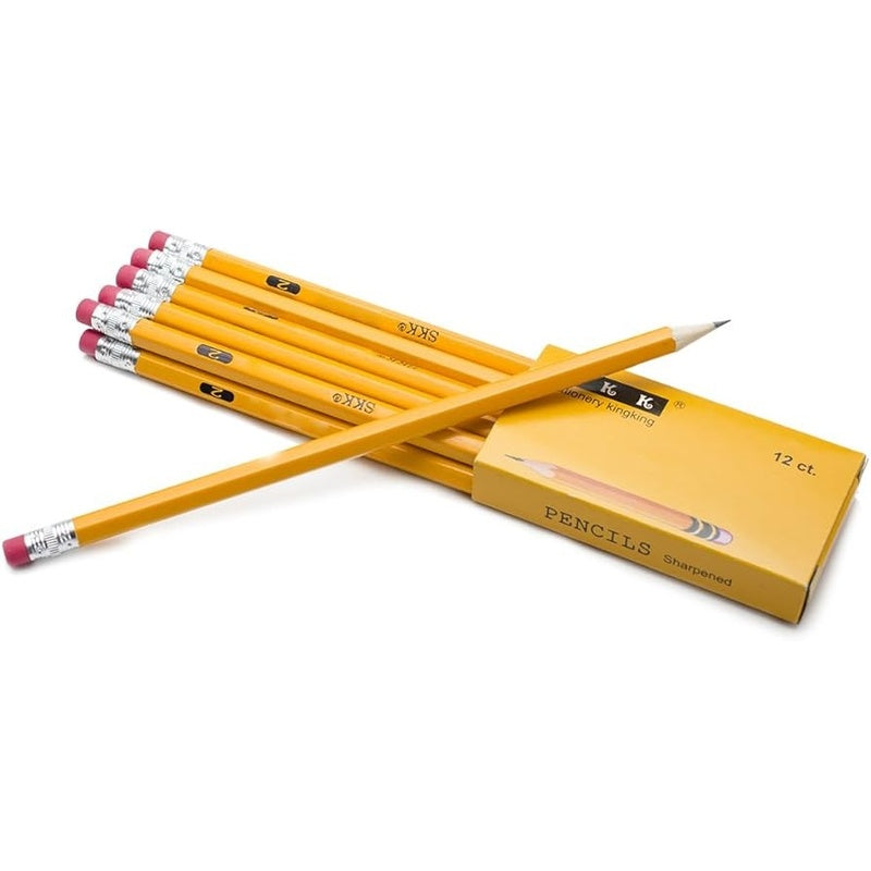 Elite #2 Pencil W/Eras 12ct-Sharp 48/cs