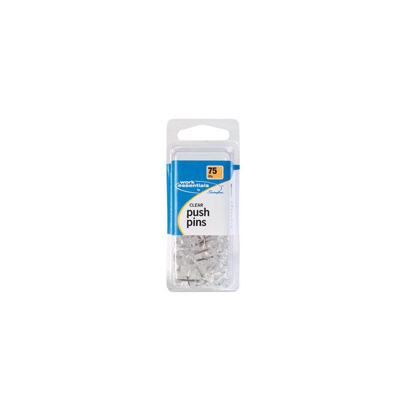 Elite St. Push Pin 75ct -Assort. 24/cs