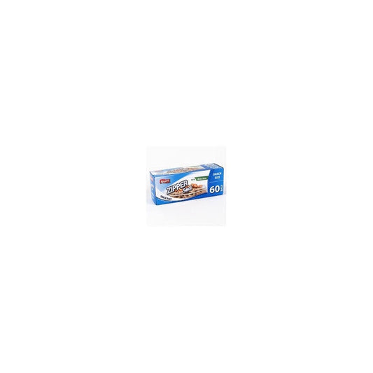 EZ Stor Zipper Seal Bag 60ct Snack Bags 24/cs