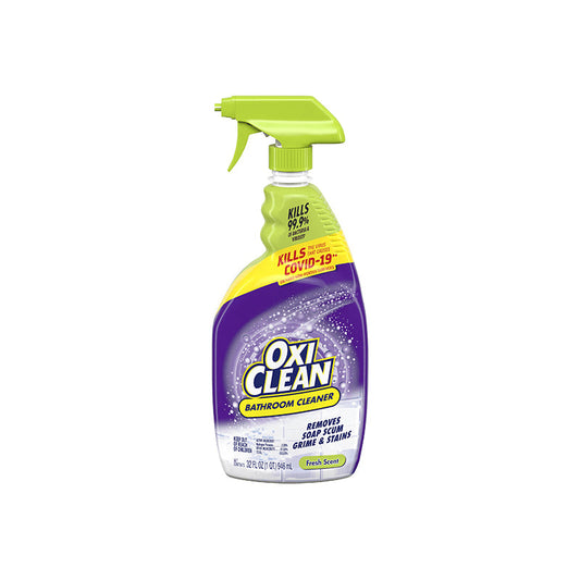 Oxy Clean Bathroom Cleaner Trigger 32oz-Soap Scum Grime & Stains 8/cs