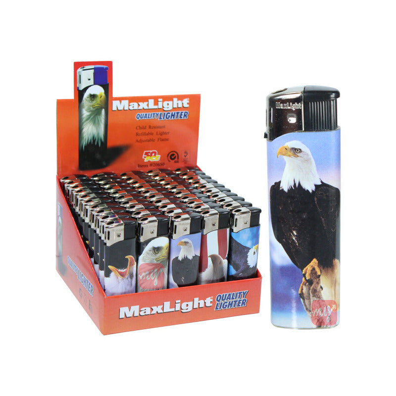 MaxLight Electronic Lighter-Eagle 50/cs