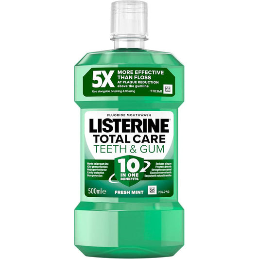 Listerine Mouthwash 500ml -Cool Mint 12/cs