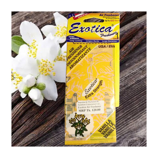 Car Air Freshener-Vanilla 24/cs