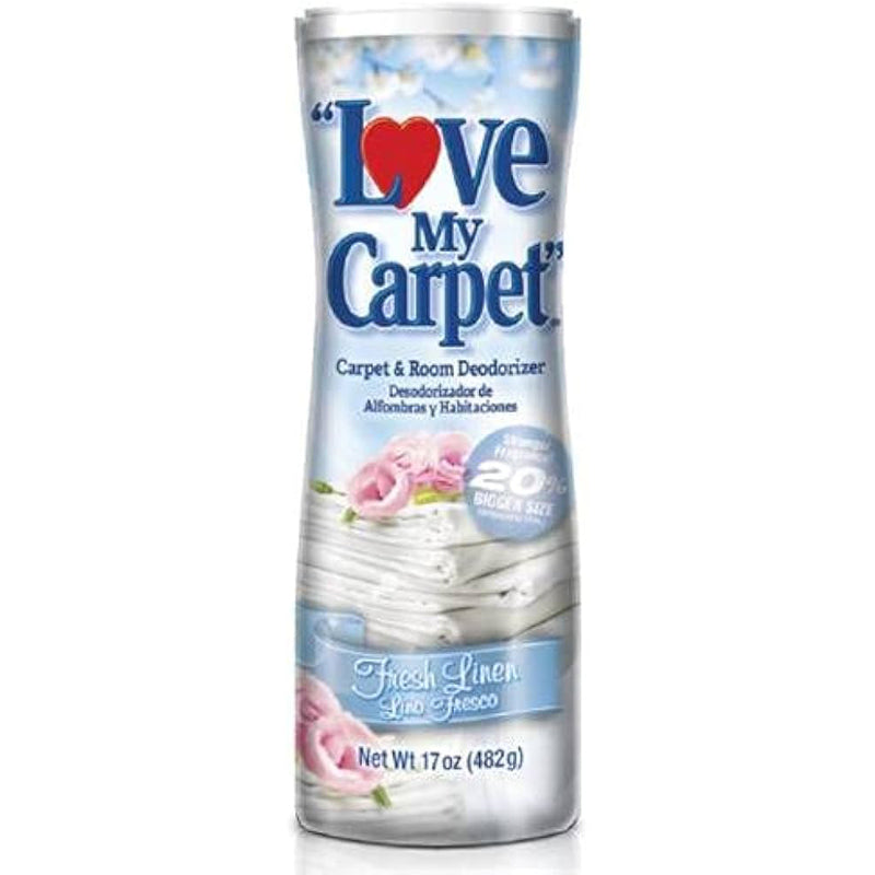 Love My Carpet Deodorizor-Fresh Linen 12/cs
