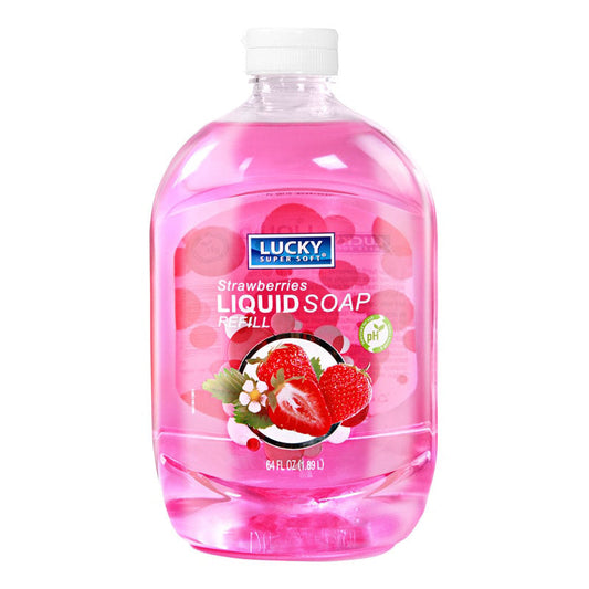 Lucky Hand Soap Refill 64oz- Strawberries 6/cs