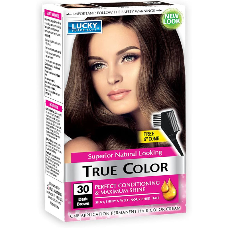 Lucky Hair Color for Women-Dark Brown 12/cs