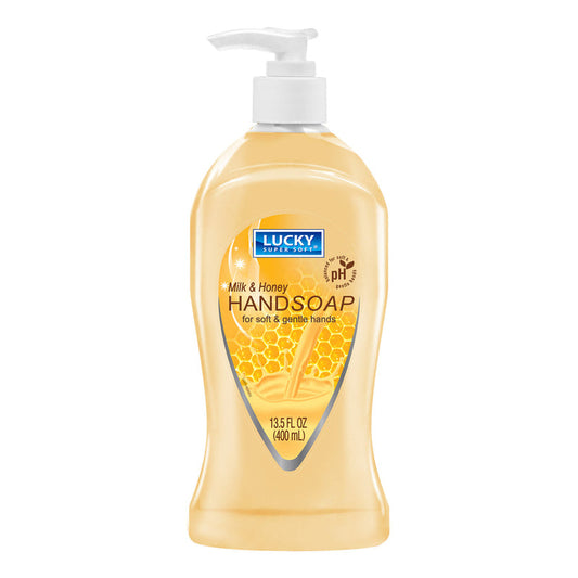 Lucky Hand Soap 13.5oz-Milk Honey 12/cs