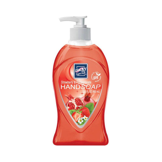 Lucky Hand Soap 13.5oz-Strawberry&Pomegranate 12/cs