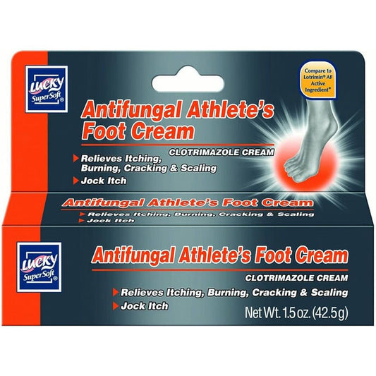 Lucky Antifungal Athlete's Foot Cream 1.5oz; 24/cs