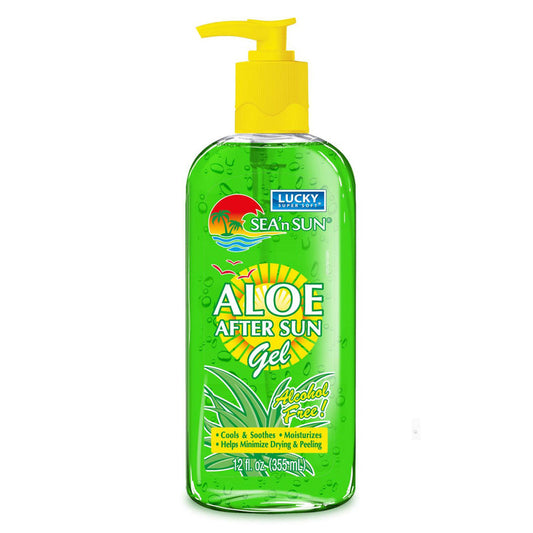 LUCKY After Sun Gel 12oz --Aloe 12/cs