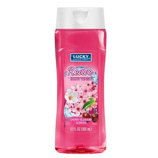 Lucky Body Wash 12oz-Cherry Blossom 12/cs